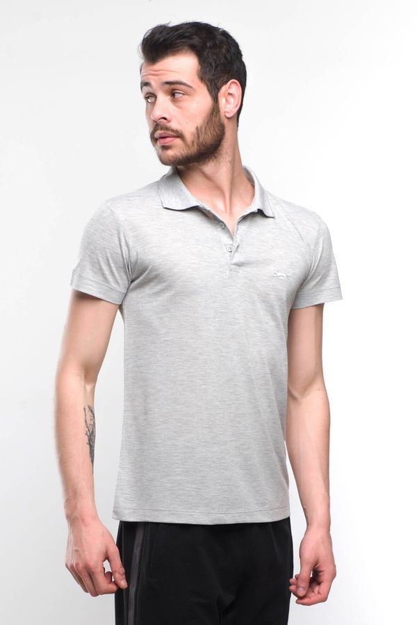 Slazenger Slazenger Sports T-Shirt - Gray - Fitted