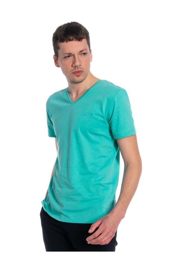 Slazenger Slazenger Sports T-Shirt - Turquoise - Fitted