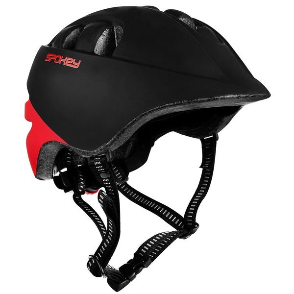 Spokey Spokey CHERUB Children's cycling helmet IN-MOLD, 48-52 cm, clear-red