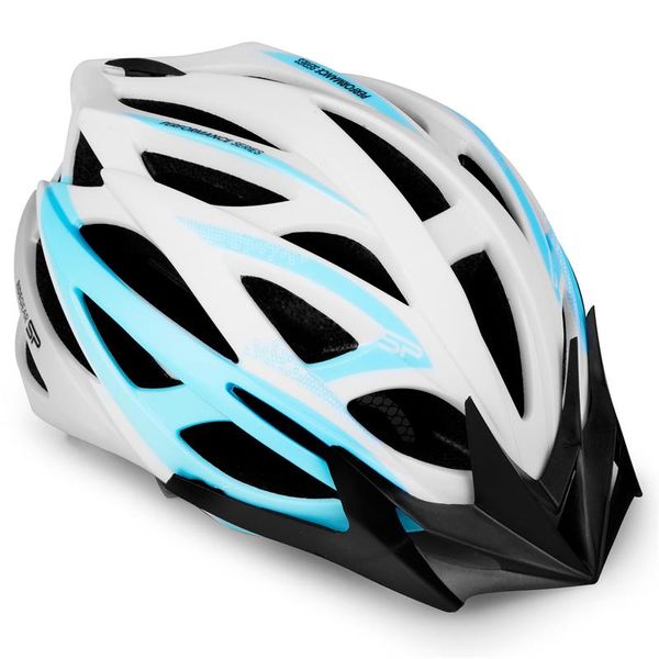 Spokey Spokey FEMME Cycling helmet IN-MOLD, 55-58 cm, bielo-blue