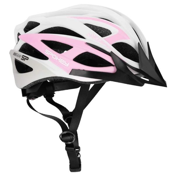 Spokey Spokey FEMME Cycling helmet IN-MOLD, 55-58 cm, bielo-pink