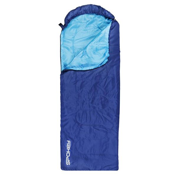 Spokey Spokey MONSOON Sleeping bag mumie/blanket, blue, right fastening