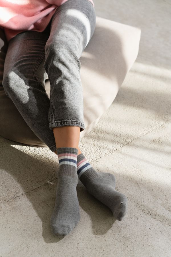 Steven Socks 026-224 Melange Grey Melange Grey