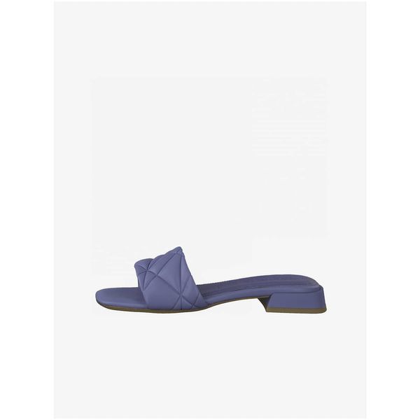 Tamaris Tamaris Blue Leather Slippers - Women