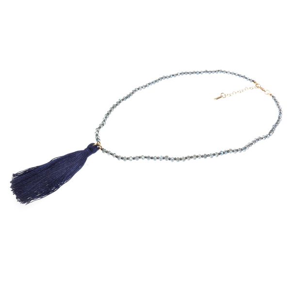 Tatami Tatami Woman's Necklace Tb-M5850-2S Granatowy