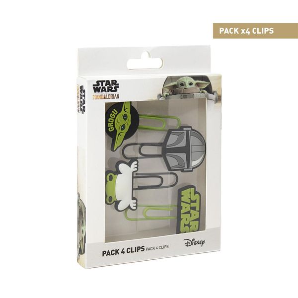 THE MANDALORIAN CLIPS PACK X4 THE MANDALORIAN GROGU