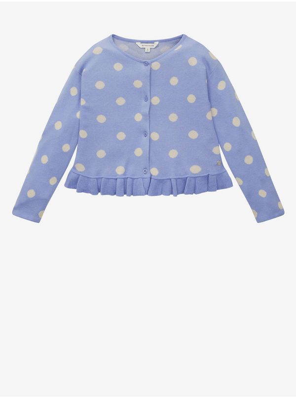 Tom Tailor Blue Girly Dotted Cardigan Tom Tailor - Girls