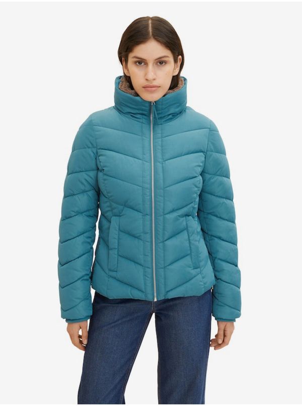 Tom Tailor Blue Ladies Quilted Winter Jacket Tom Tailor - Women