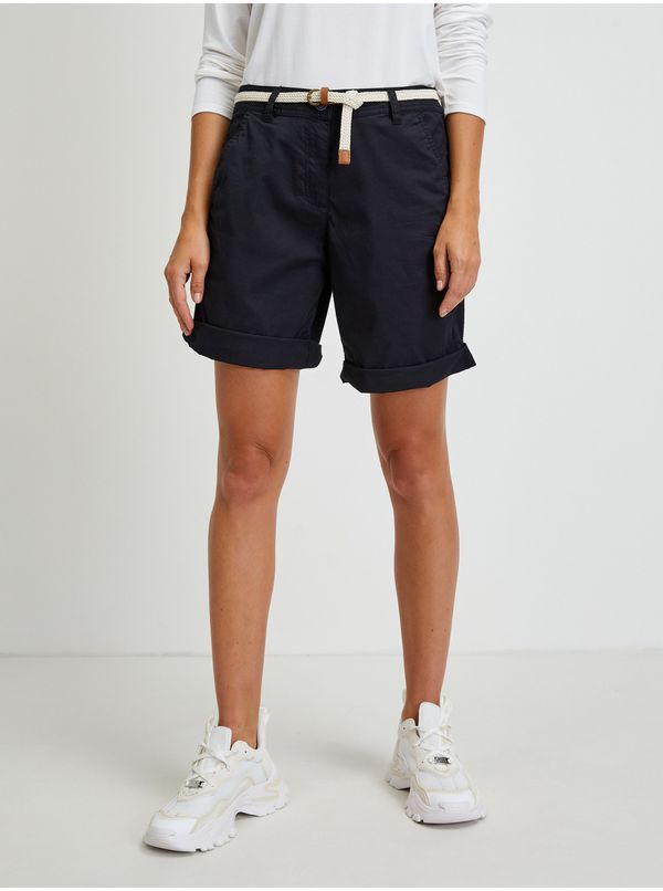 Tom Tailor Light blue Womens Chino Shorts with Tom Tailor Belt - Women