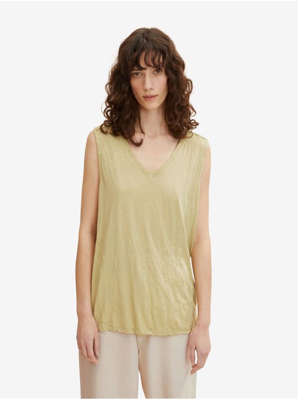 Tom Tailor Light Green Women's Basic T-Shirt Tom Tailor - Women