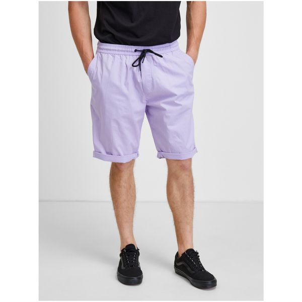 Tom Tailor Light Purple Tom Tailor Denim Men's Shorts - Men's