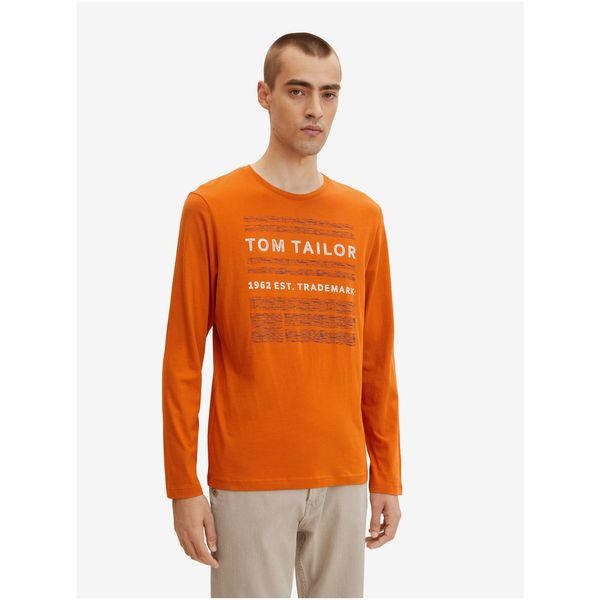 Tom Tailor Orange Men's T-Shirt Tom Tailor - Men's