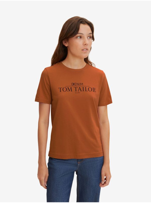 Tom Tailor Orange Women's T-Shirt Tom Tailor Denim - Women