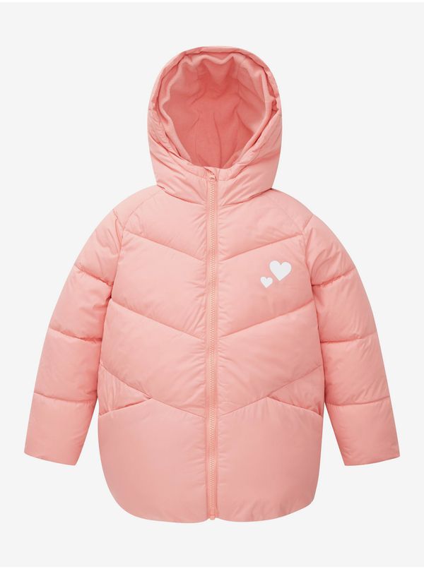 Tom Tailor Pink Girly Quilted Winter Coat with Hood Tom Tailor - Girls