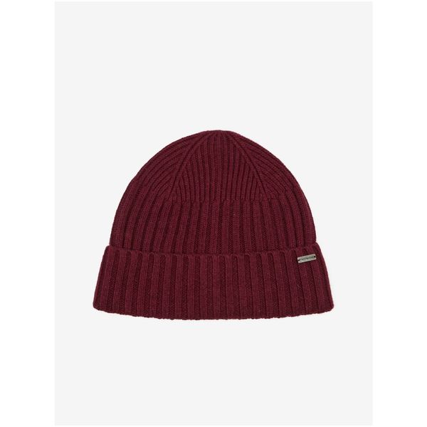 Tom Tailor Red Men's Ribbed Winter Cap Tom Tailor - Men