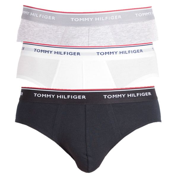 Tommy Hilfiger 3PACK Męskie majtki Tommy Hilfiger Multicolor (1U87903766 004)