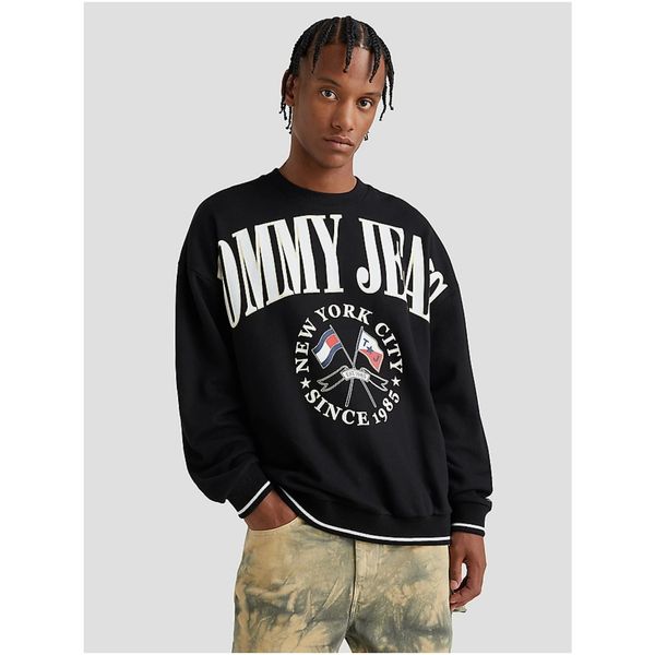 Tommy Hilfiger Black Men's Sweatshirt Tommy Jeans - Men's