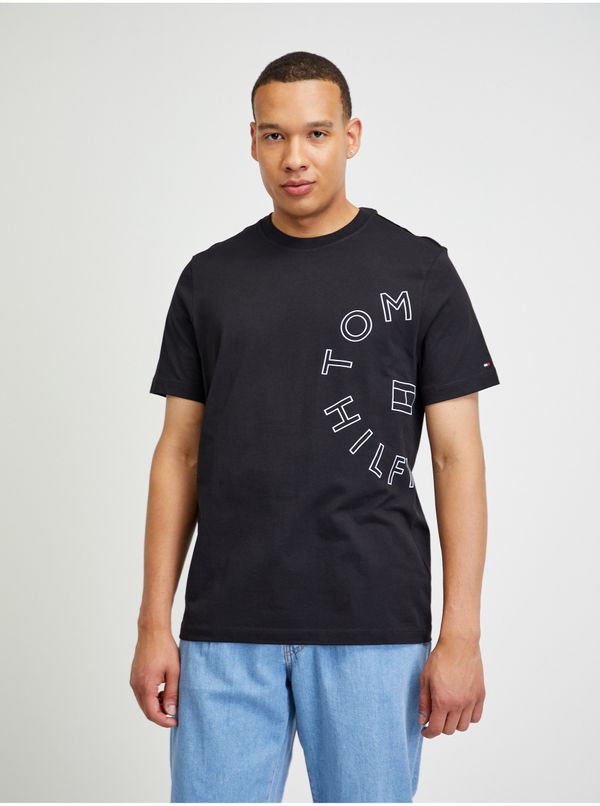 Tommy Hilfiger Black Men's T-Shirt Tommy Hilfiger - Men's