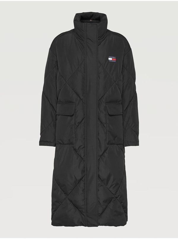 Tommy Hilfiger Black Women's Quilted Winter Coat Tommy Jeans - Women