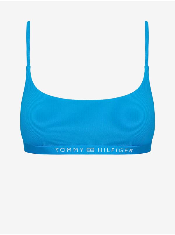 Tommy Hilfiger Blue Womens Swimwear Upper Tommy Hilfiger Tonal Logo Bralette - Women