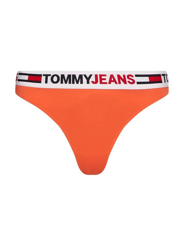 Tommy Hilfiger Dámská tanga Tommy Hilfiger oranžové (UW0UW03529 XVM)