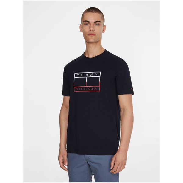 Tommy Hilfiger Dark blue men's T-shirt Tommy Hilfiger - Men's