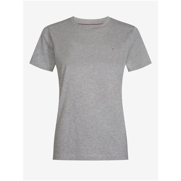 Tommy Hilfiger Grey Women's Annealed Basic T-Shirt Tommy Hilfiger - Women