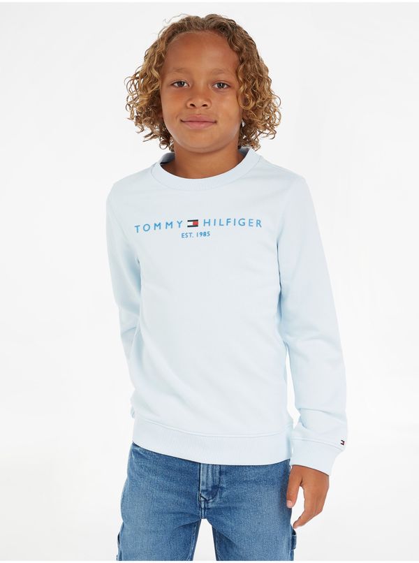 Tommy Hilfiger Light blue boys' sweatshirt Tommy Hilfiger - Boys