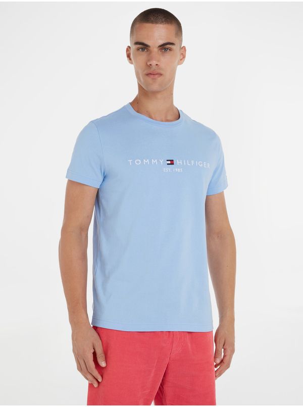 Tommy Hilfiger Light blue men's T-Shirt Tommy Hilfiger - Men