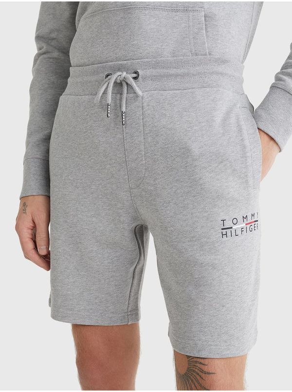 Tommy Hilfiger Light Grey Men's Tracksuit Shorts Tommy Hilfiger - Men