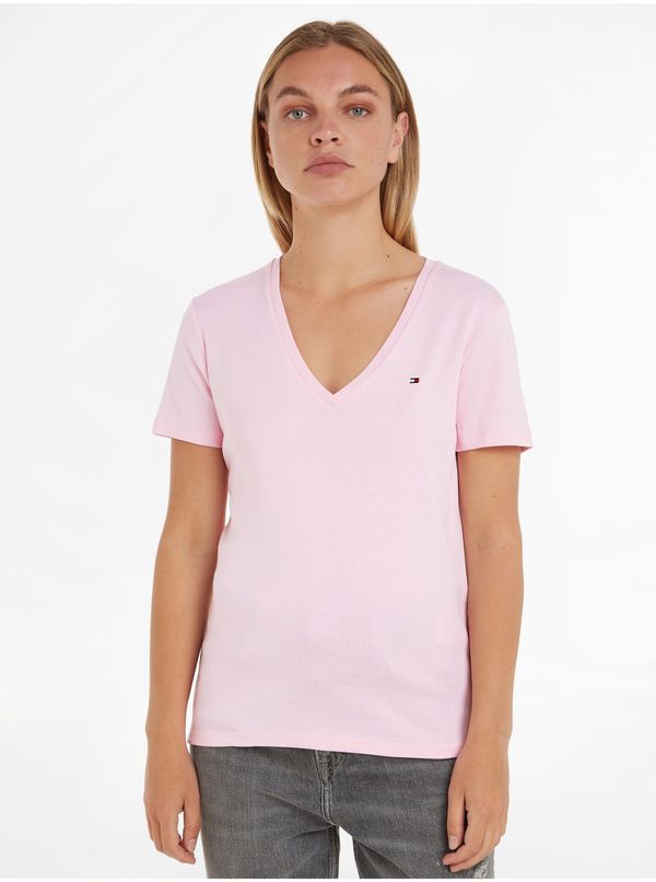 Tommy Hilfiger Light Pink Women's T-Shirt Tommy Hilfiger - Women