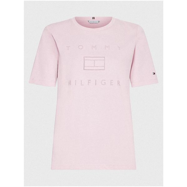 Tommy Hilfiger Pink Women's T-Shirt Tommy Hilfiger - Women