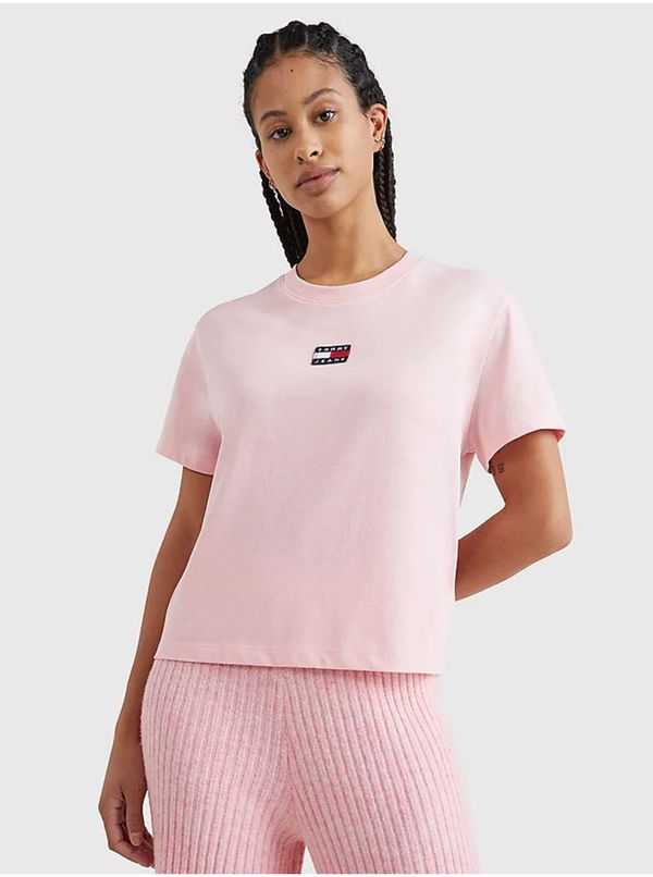 Tommy Hilfiger Pink Women's T-Shirt Tommy Jeans - Women