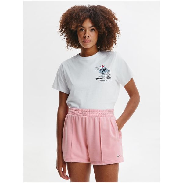 Tommy Hilfiger Pink Women's Tracksuit Shorts Tommy Jeans - Women