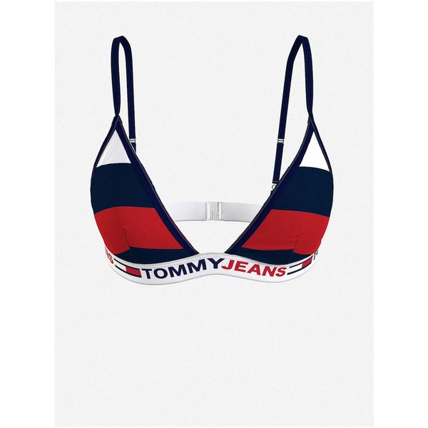 Tommy Hilfiger Red-Blue Women's Patterned Swimsuit Top Tommy Hilfiger - Women