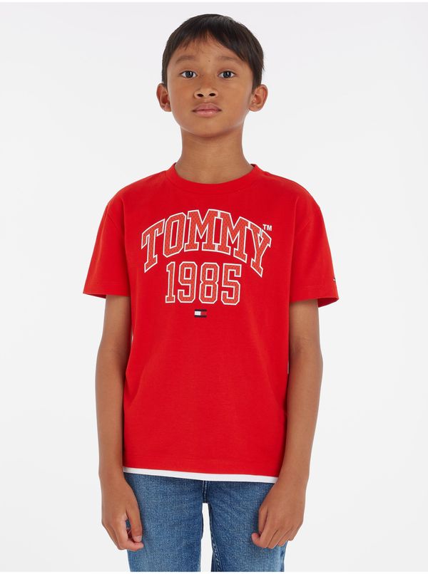 Tommy Hilfiger Red Boys T-Shirt Tommy Hilfiger - Boys