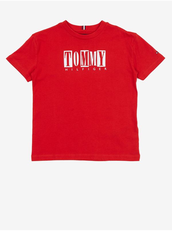 Tommy Hilfiger Red Boys T-Shirt Tommy Hilfiger - Boys