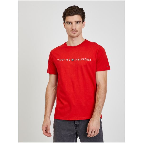 Tommy Hilfiger Red Men's T-Shirt Tommy Hilfiger - Men
