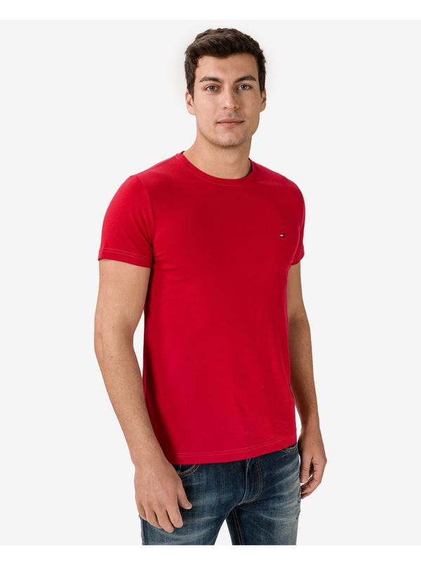 Tommy Hilfiger Red Men's T-Shirt Tommy Hilfiger - Men