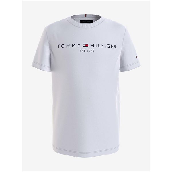 Tommy Hilfiger Set of boys' T-shirt and shorts in white and blue Tommy Hilfiger - Boys