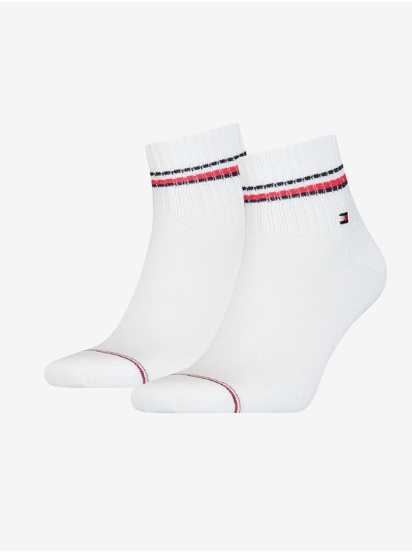 Tommy Hilfiger Set of two pairs of white men's socks Tommy Hilfiger - Men