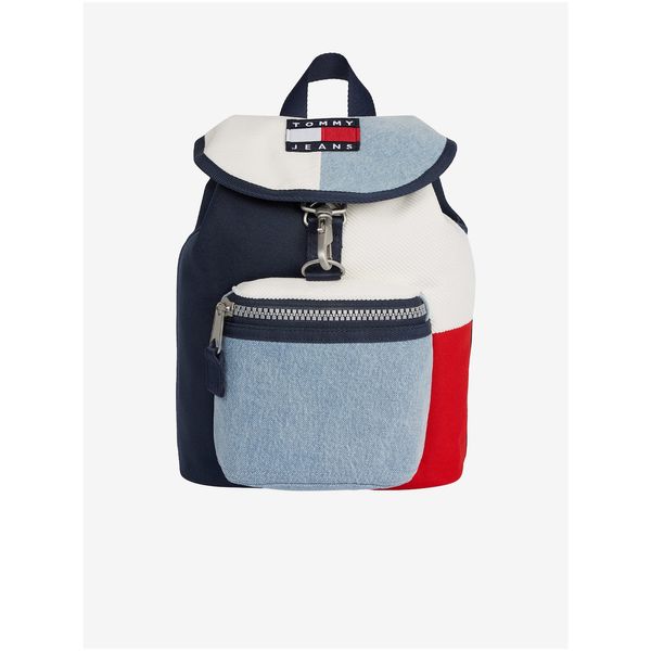 Tommy Hilfiger White-blue Women's Small Backpack Tommy Jeans - Women