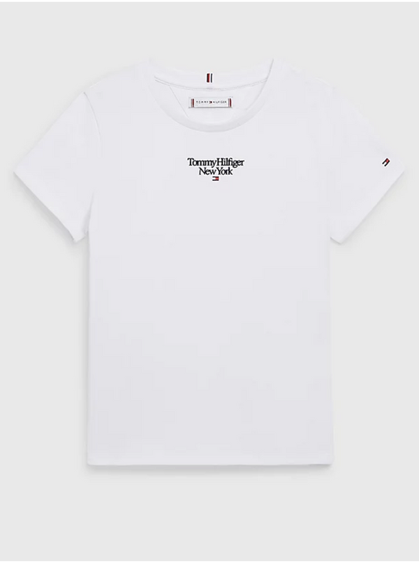 Tommy Hilfiger White Girls' T-Shirt Tommy Hilfiger - Girls