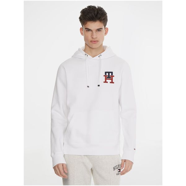 Tommy Hilfiger White Men's Hoodie Tommy Hilfiger - Mens