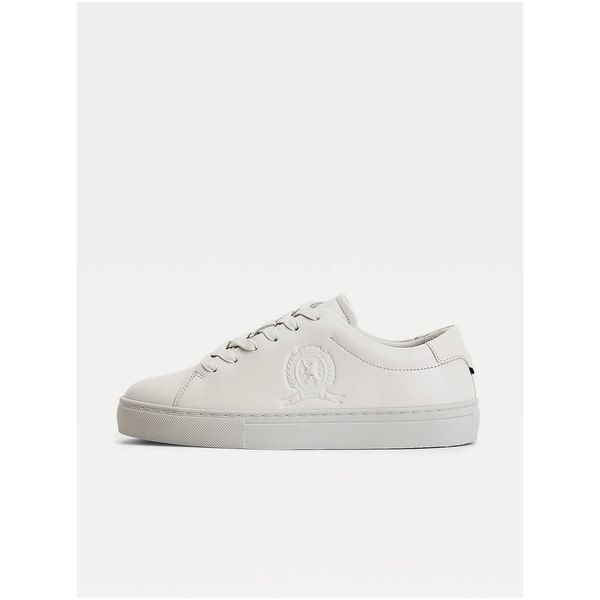 Tommy Hilfiger White Women's Leather Sneakers Tommy Hilfiger - Women