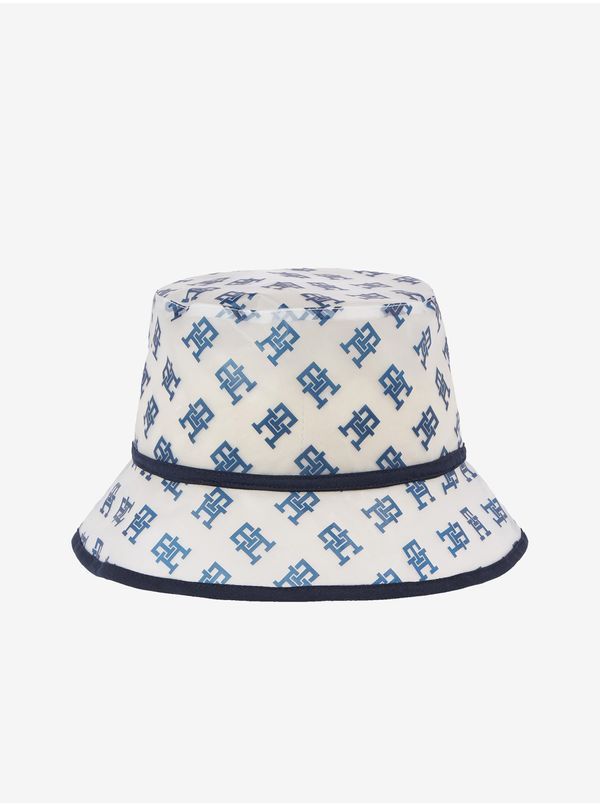 Tommy Hilfiger White Women's Patterned Waterproof Hat Tommy Hilfiger - Women