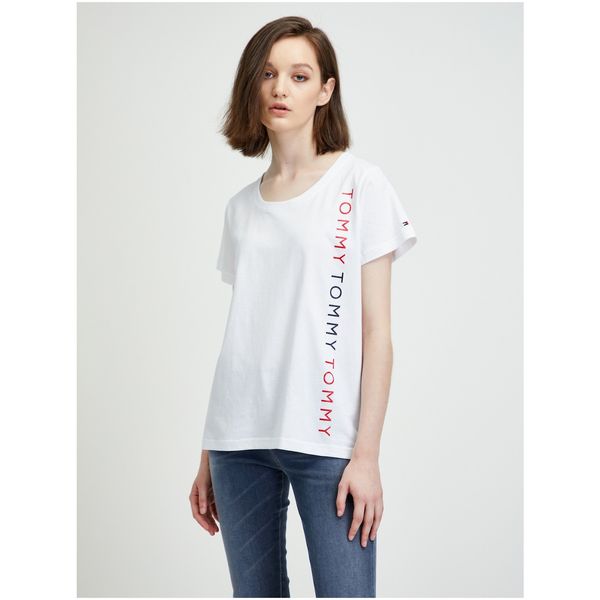 Tommy Hilfiger White Women's T-Shirt Tommy Hilfiger - Women