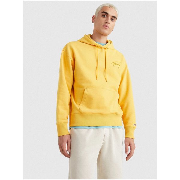 Tommy Hilfiger Yellow Men's Hoodie Tommy Jeans - Men