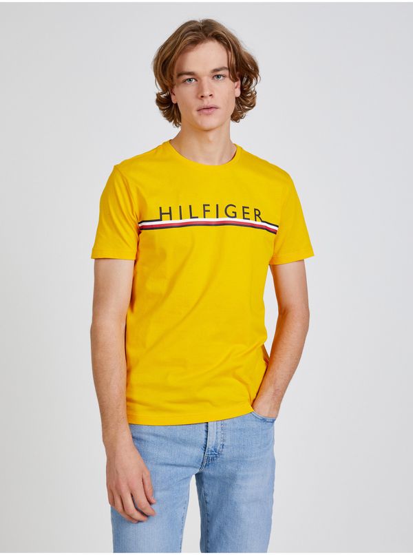 Tommy Hilfiger Yellow Men's T-Shirt Tommy Hilfiger - Men