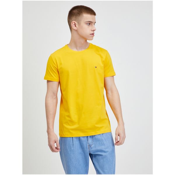 Tommy Hilfiger Yellow Men's T-Shirt Tommy Hilfiger - Men's